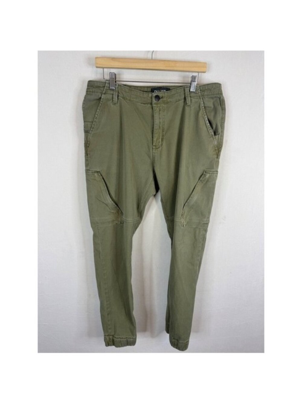 DUER Performance Cargo Pants Olive Green Stretch Water Repellent 36x30 Jogger